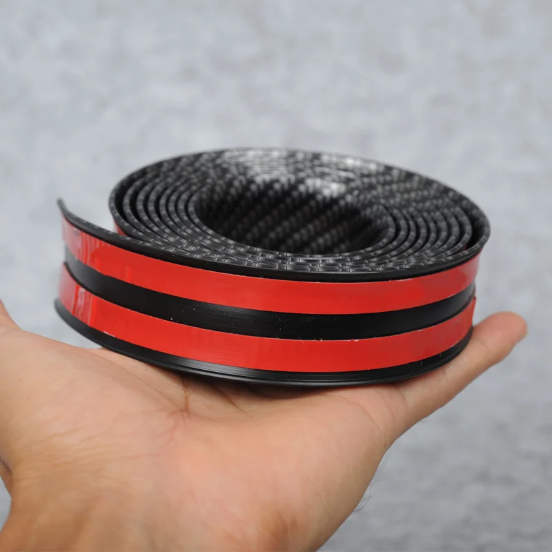 DIY декоративные ленты для бампера из углеродного волокна клейкие защиты дверного