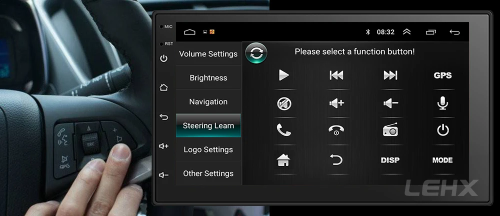 LEHX автомобильный Android 8,1 DVD мультимедийный плеер ram 2G+ rom 32G gps навигатор Автомобильный 2 DIN радио DAB для Nissan Toyota vw