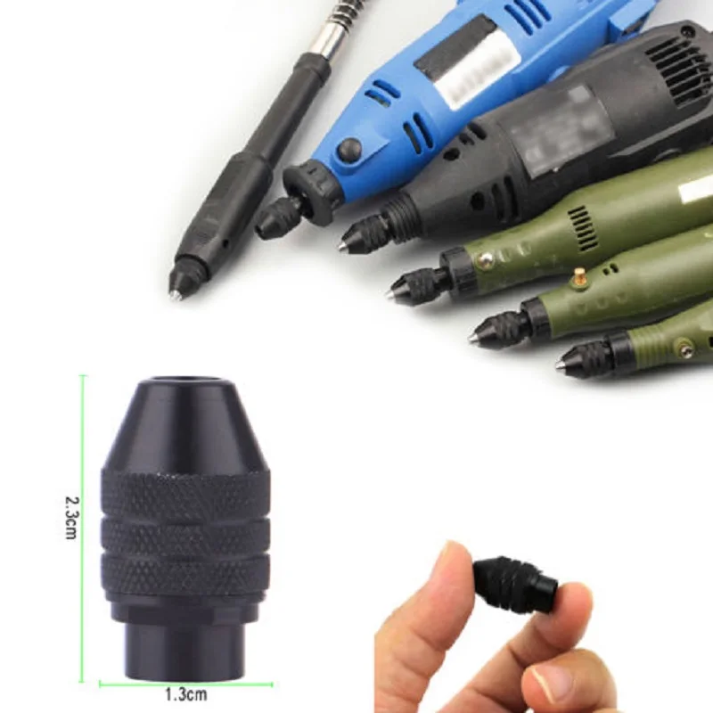 1pc Keyless Drill Chuck For Rotary Tools 0.5 3.2mm Mini Drill Chucks