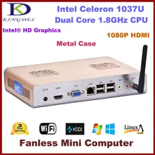 Kingdel New cheap Intel Celeron Dual Core Mini PC Thin Client max 8GB RAM Windows 7 OS HDMI WIFI