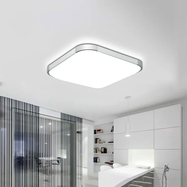 

50% OFF 2018 Modern LED Apple Ceiling light Square 24W 30CM led Ceiling Lamp kitchen light bedroom modern livingroom