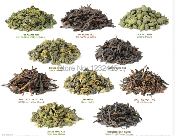 Promotion!Natural Organic 10 Different Flavor Health Care Milk Oolong Tea Dahongpao Tieguanyin Green Black Puer Tea
