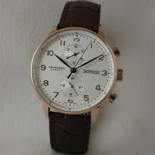 Мужские часы Топ бренд подиум роскошный европейский дизайн кварцевые наручные часы A0617
