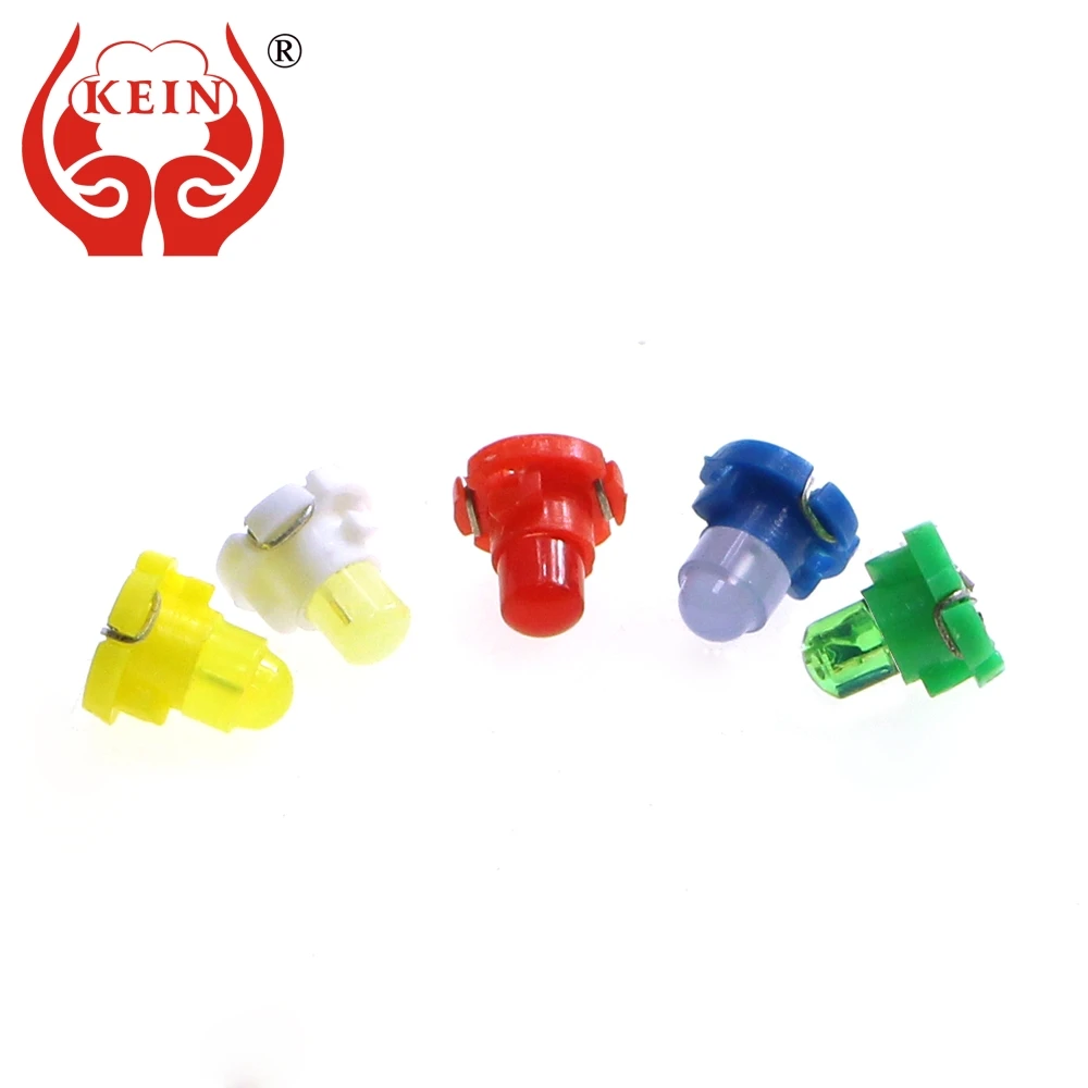 

KEIN 100PCS T3 T4.2 T4.7 COB led bulb led car auto Neo Wedge Dashboard Warning Indicator Instrument Cluster lights lamp 12V blue
