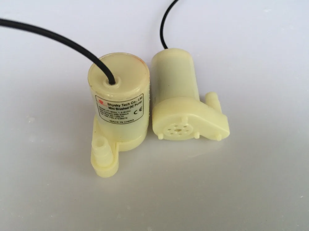 

Free shipping 10pcs/ Lot 2.5V-6V Micro DC submersible pump Micro vertical pump For Small fountain Fish Tank DIY toys available