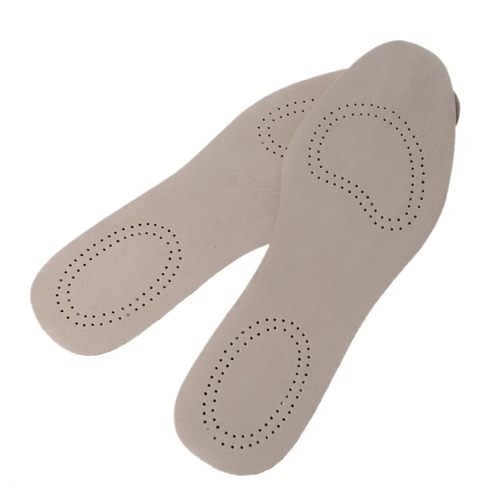 

Size 39-44 Shoe Pads Deodorant Sweat Absorb Faux Leather Breathable Soft Latex Insole Cushion Unisex Shock Proof Pain Relief