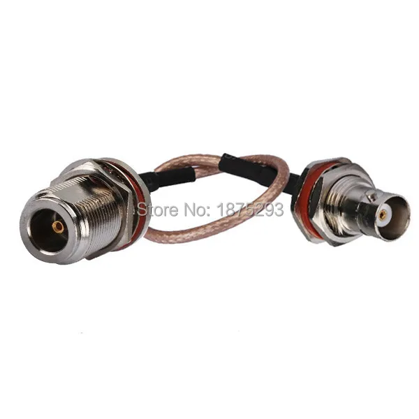 

RF Wireless Antenna Cable BNC female bulkhead Switch N Type Female bulkhead RG316 15cm 6inch