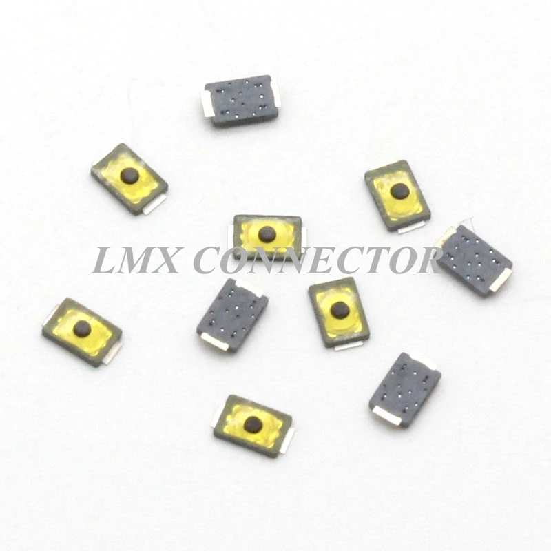 Желтые кнопочные переключатели 500 шт. 2x3x0 6 мм SMD 2P 0 5a 12 В для камеры мобильного