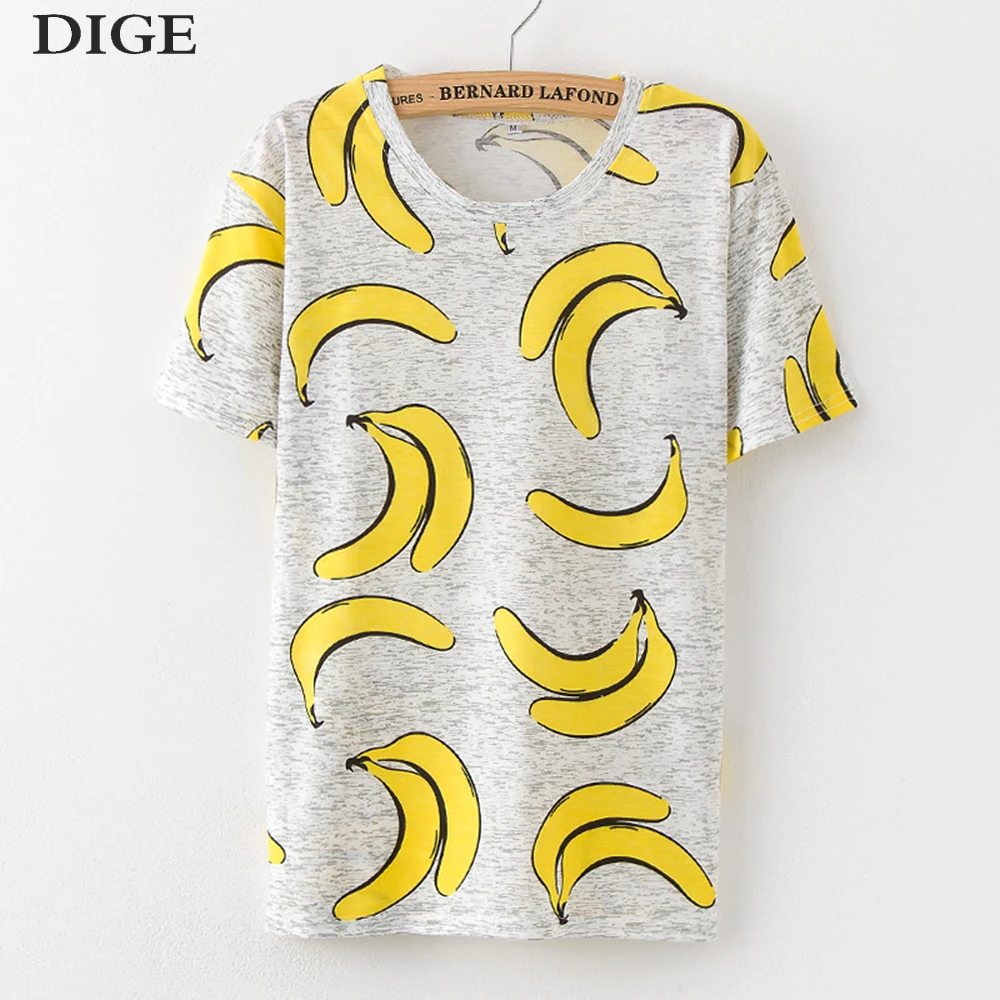 

2019 Hot Style Pineapple Print Tees Short Sleeve T-shirt Women t shirt Summer Cotton t-shirt Women Tops Causal t-shirts B0253