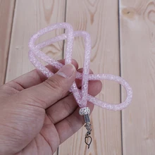 Ожерелье на шею с кристаллами, ремешок для ключей, ремешок для телефона, веревка, ремешок, u-диск, ID, Рабочая карта, мобильный телефон, цепь, ремни