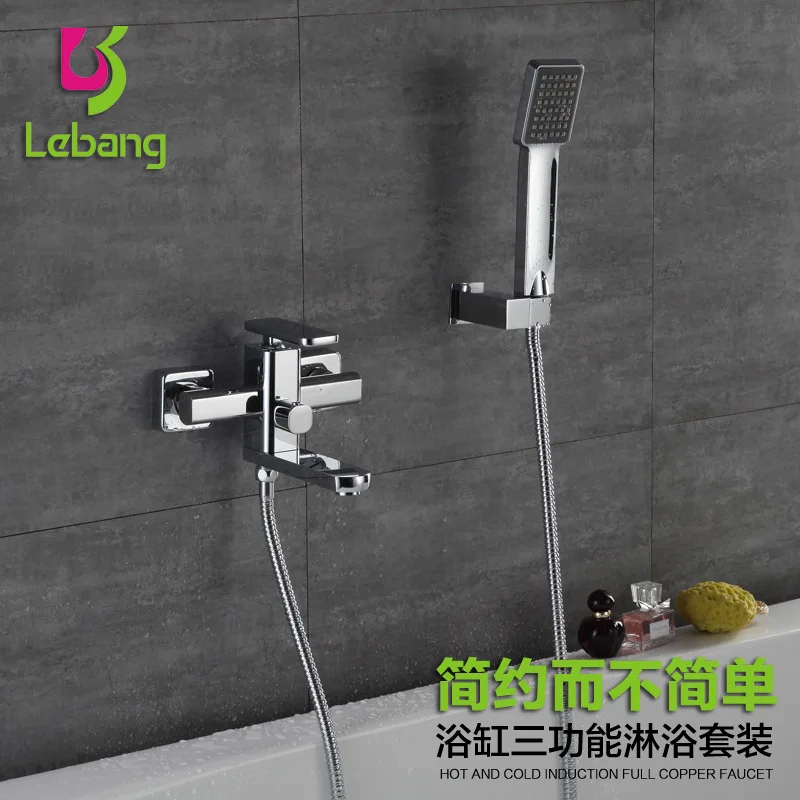 BEST SELLER  contracted triple-expansion bathtub shower shower set Hotel engineering special bath crock bibcock 