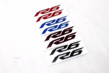 Capacete adesivo refletivo Moto De Alta Qualidade Decalques Impressos Gráficos 3D 3 m adesivos em carros apto para yamaha r6 R6 4 cores.