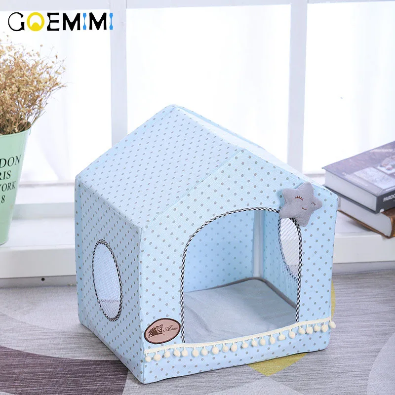 

2019 Dog House Breathable Indoor Tent For Cats Pet Comfortable Summer Winter Kennel For Puppy Pet Top Quality cat cave
