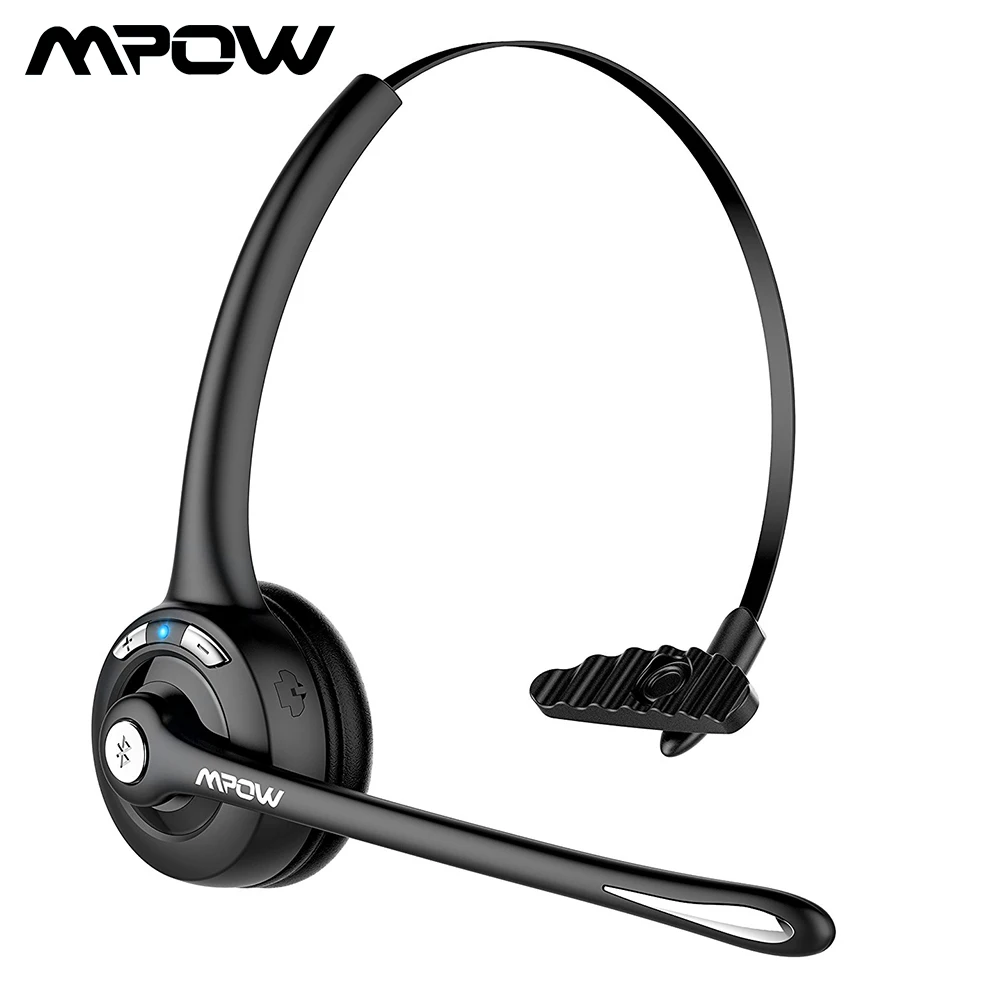 Mpow MBH15 Pro Дальнобойщик Bluetooth гарнитура на ухо Беспроводная наушники с микрофоном