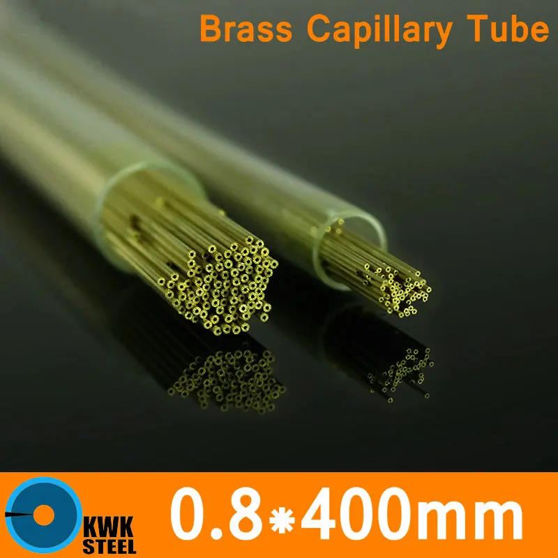

OD 0.8mm * 400mm Length Brass Capillary Pipe Small Diameter Tube of ASTM C28000 CuZn40 CZ109 C2800 H62 Electrode Material