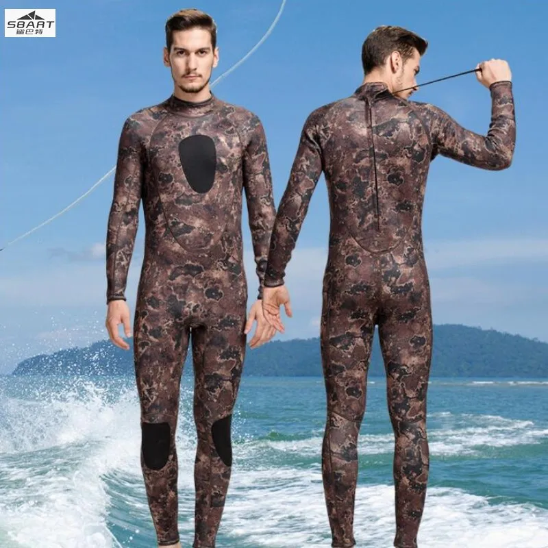 Sbart1018 3MM men's wetsuit warm sunscreen anti UV, anti scratch winter