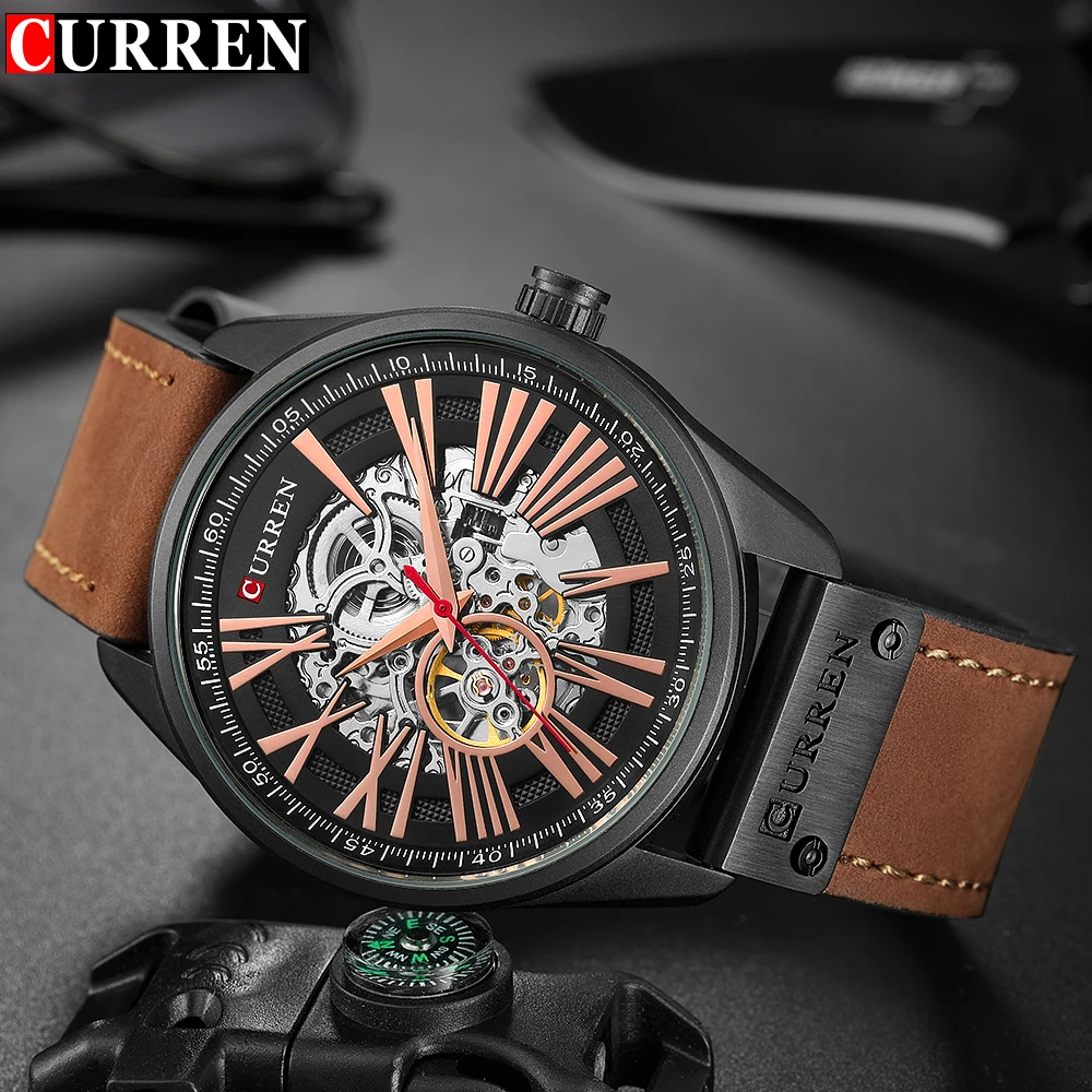 CURREN NEW Men Quartz fashion watch brand luxury Automatic Mechanical wristWatch Leather Casual Business Retro clock CURREN NEW Men Quartz fashion watch brand luxury Automatic Mechanical wristWatch Leather Casual Business Retro clock