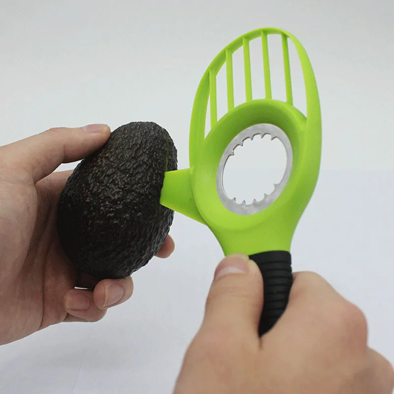 

3 in 1 Kitchen Tools Fruit Gadgets Fruit Cutter Avocado Slicer Knife Splitter Mum Gift Personal Present