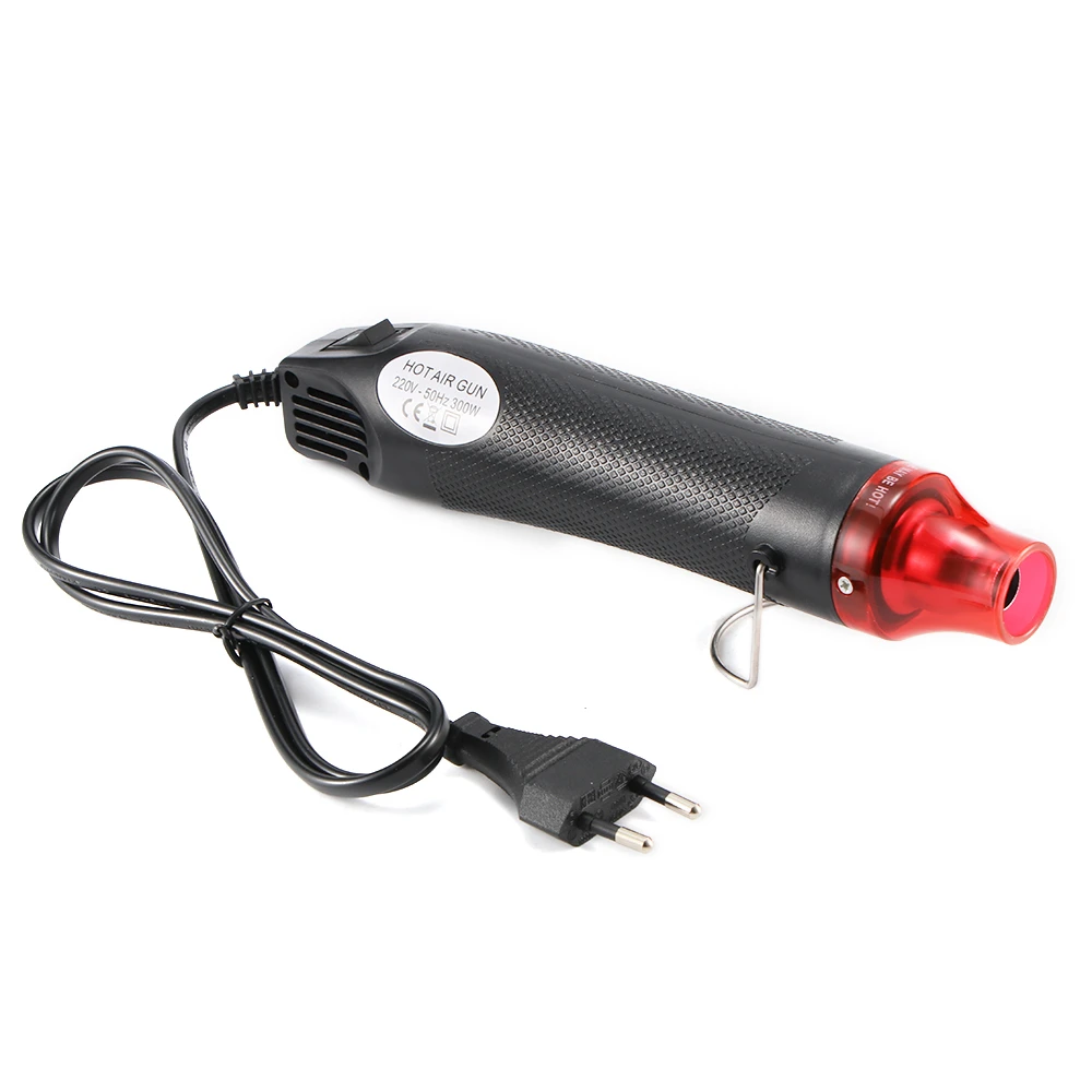 

300W DIY Using Heat Gun Electric Power tool hot air 220V Temperature Gun with Supporting Seat Shrink Plastic DIY Tool
