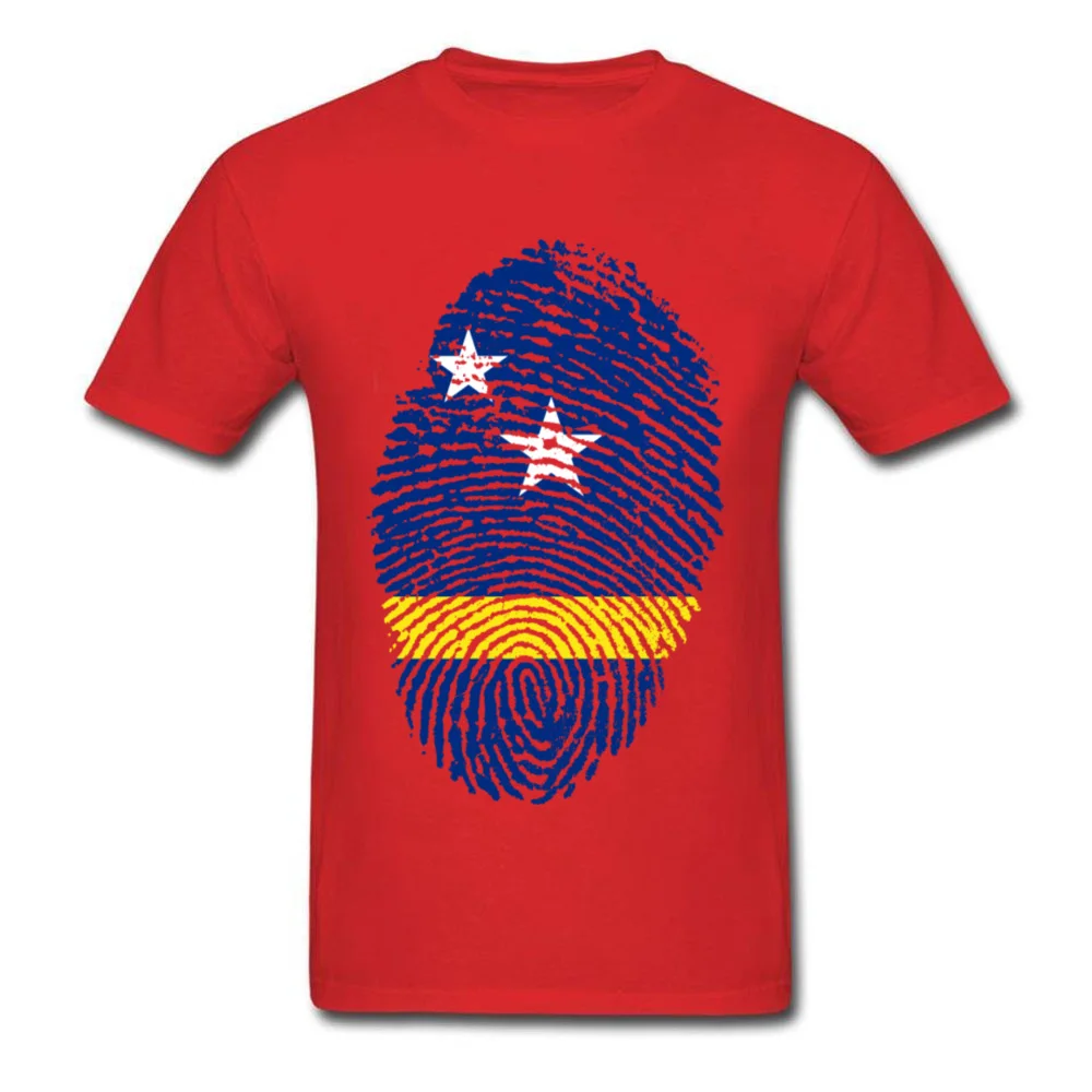 Curacao Flag Fingerprint_red