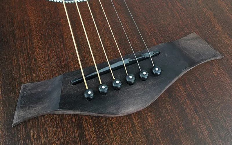 41 дюймов Акустическая народная гитара палисандр гриф липа гитары ra Музыкальные инструменты с пятью сегментами Equilibrium EQ