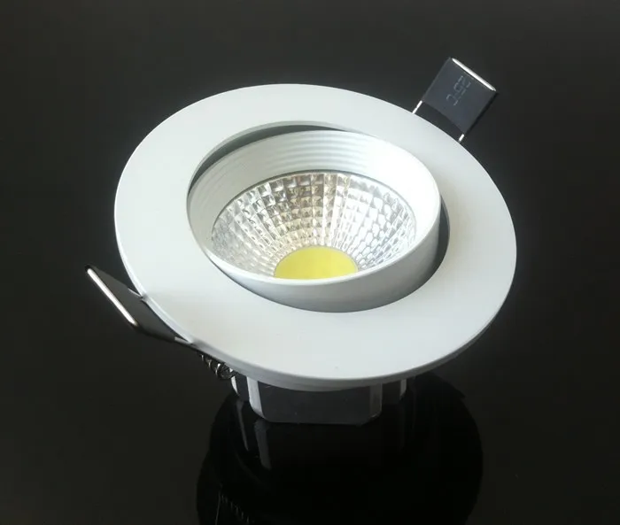 Белый корпус Диммируемый светодиодный светильник 7 Вт 10 Вт светодиодные Встроенные точечные светильники для дома AC85-265V или 12 В или 24 В светодиодный светильник+ драйвер CE UL