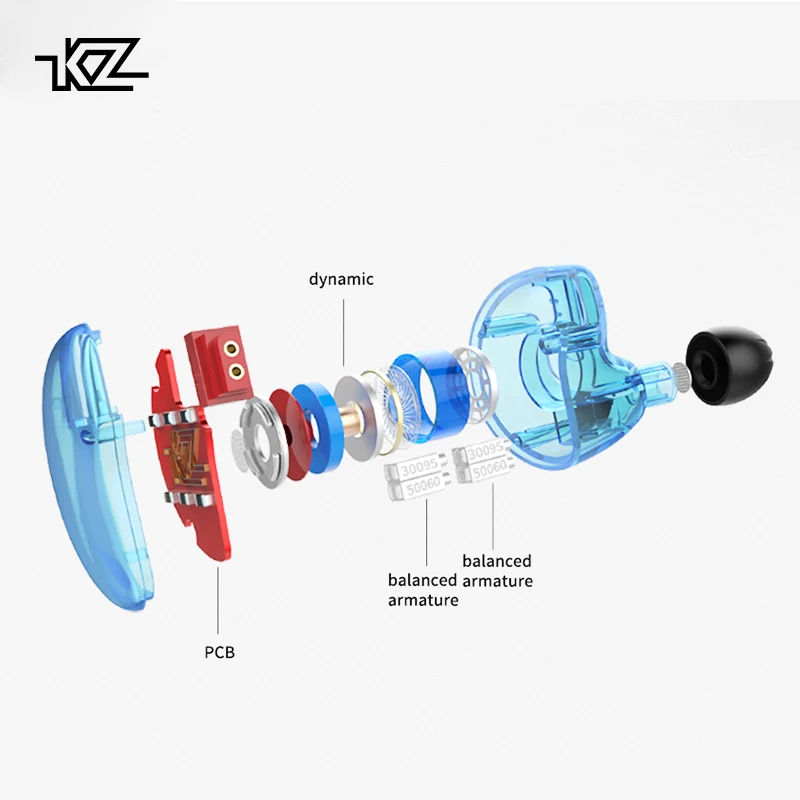 KZ ZS10 4BA + 1 Dynamic Hybrid в ухо наушники HIFI DJ Monito кроссовки спортивные 5 привод гарнитура