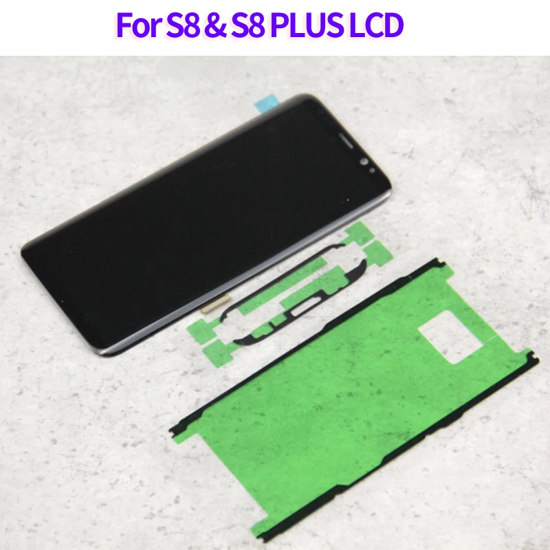 

S8 G950 LCD For SAMSUNG Galaxy S8 Display S8 Plus G950 G950F G955 G955F Touch Screen Digitizer Assembly with tools