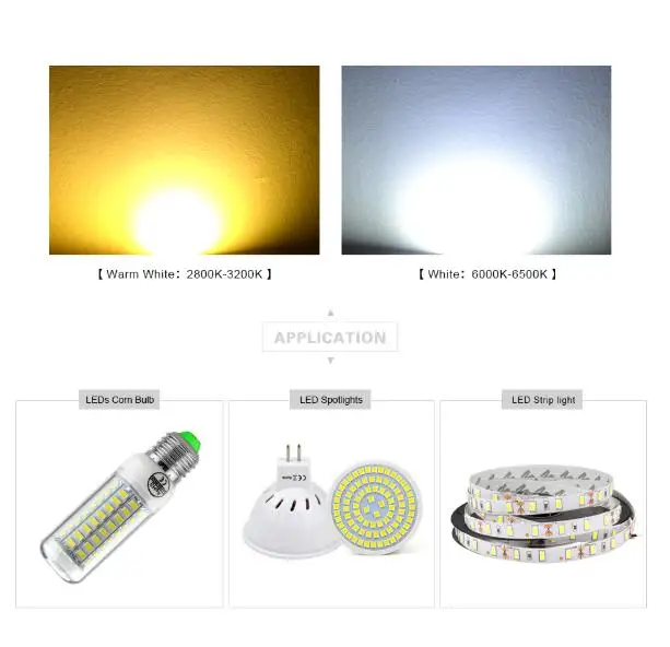 Светодиодный диодный светильник Anjoet 100% оригинальный светодиодный Epistar SMD 5730/2835 40
