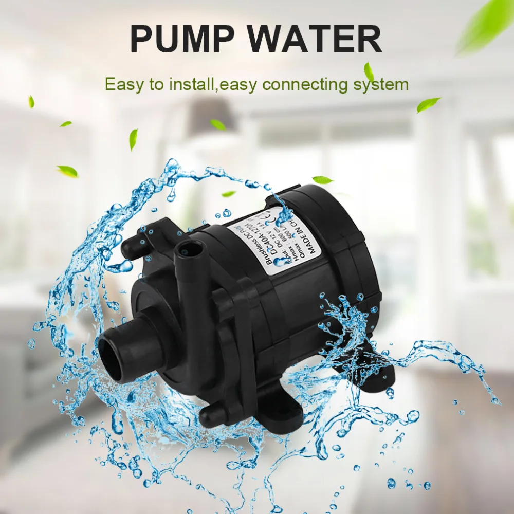 

2017 High Quality 12V High Pressure Diaphragm Water Pump 500L/h Miniature Brushless Direct Current Water Pump