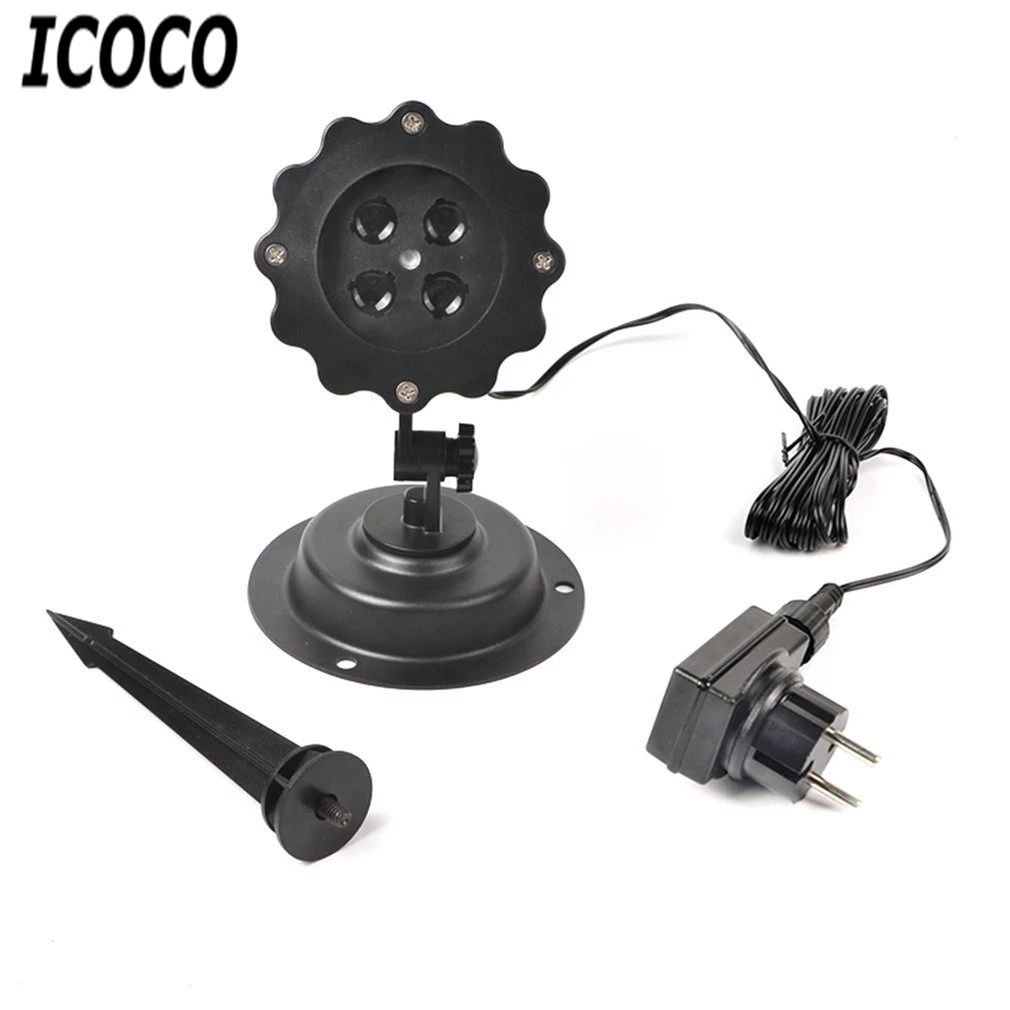 

ICOCO 1pcs Durable Use LED Garden Outdoor Lawn Light Waterproof Automatic Landscape Lawn Yard Path Decorative Light Lamp