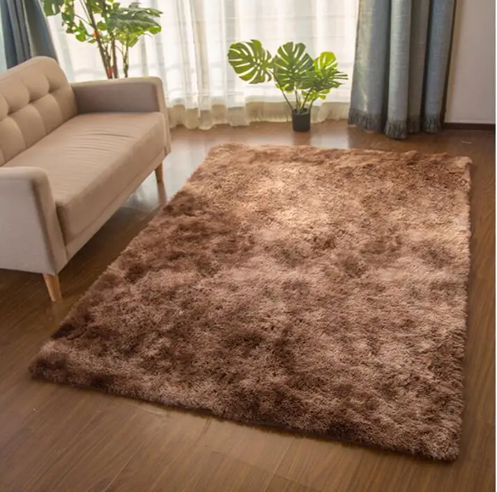 

Variety tie-dye tapered carpet living room tea table mat net red long hair washable bedroom free shipping