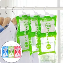 Sac d'humidité suspendu pour garde-robe, armoire, déshumidificateur de garde-robe, Agent de séchage hygroscopique, Anti-moisissure, sacs desséchants