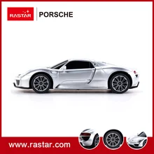 RASTAR Лицензия Дистанционное управление 1:24 Porsche 918 Spyder продвижение электронных Рождество игрушки 71400