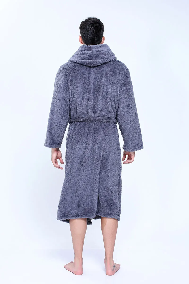 2018 Winter Lavender Print Flannel Warm Pajamas Women Sexy Towel Robe Soft Coral Fleece Bathrobe Sleepwear (17)