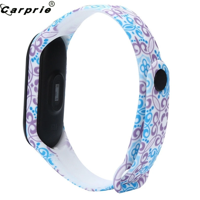 CARPRIE 8color Печать Мягкий силикон Smartwatch замена Браслет ремешок для Xiao Mi Band 4 браслет