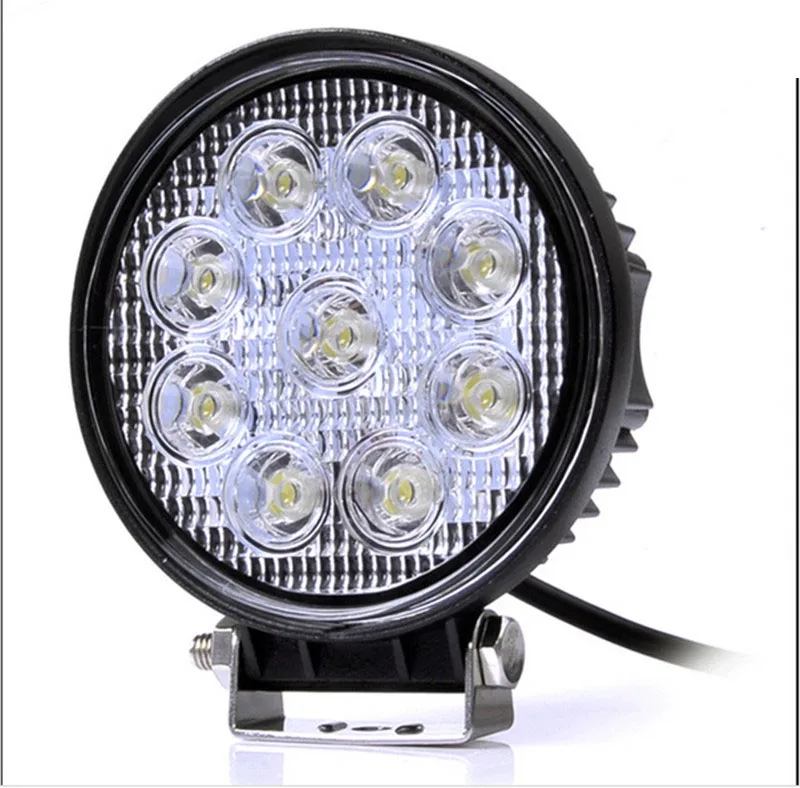 10pcs-27W-led-work-12V-LED-Tractor-work-light-lamp-Spot-Flood-off-road-4X4