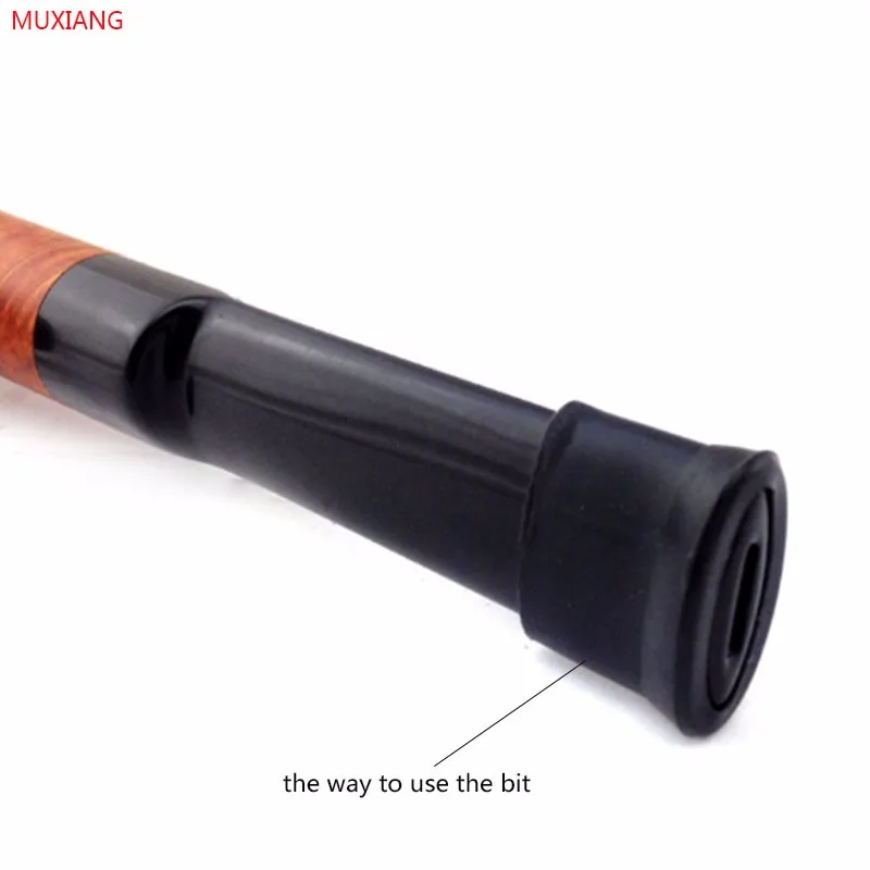 zt4 muxiang black tobacco pipe tools silicone smoking tobacco pipe protection bit mouthpiece protective tips