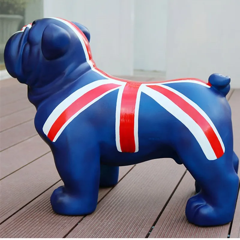 42 см европейские украшения британский Бульдог Моделирование Украшение "Собака" магазин открытие новоселье подарки L3018