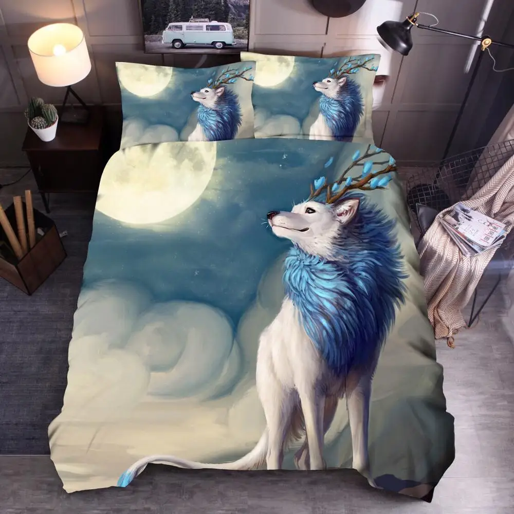 

LOVINSUNSHINE Comforter Bedding Sets King Queen Size Duvet Cover Set 3d Digital Printing Bed Set AB#221