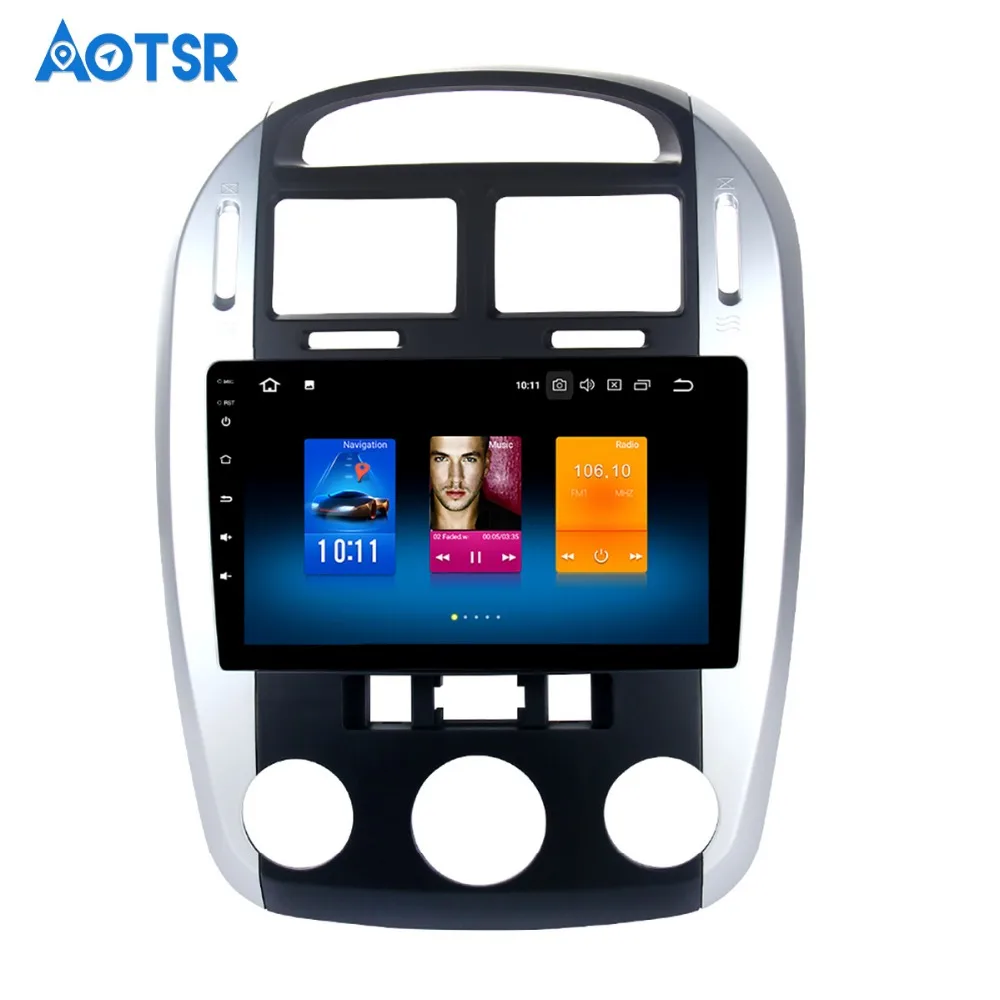 Cheap Android 8.0 4GB+32GB  Car Multimedia for Kia Cerato Radio 2007 2008 with 9" IPS Touch Screen 1024*600  Navigation PX5 2