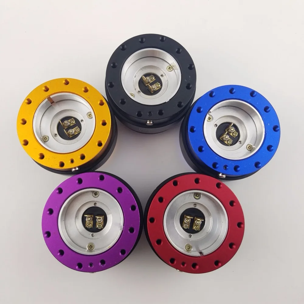 

Universal Aluminum Auto Steering Wheel Quick Release Adapter