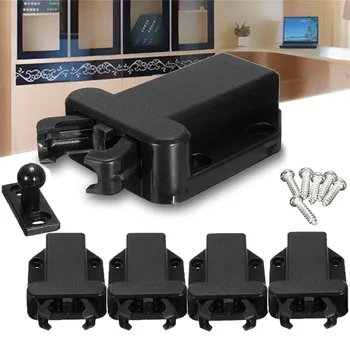 

MTGATHER 4Pcs Push To Open Drawer Cabinet Catch Touch Latch Release Kitchen Cupboard Door ABS Beetles Shape