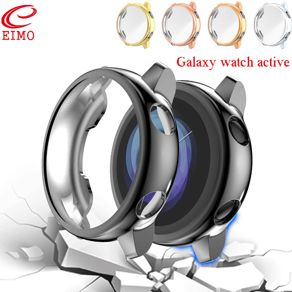 

Galaxy watch active for Samsung galaxy watch active screen protector case silicone Ultra-thin Full coverage bumper Accessories