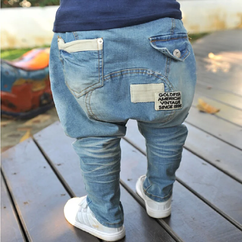 

Hot Sale Boys jeans kids boy clothes baby Boys girls Harem Denim Pants Jeans for boy children Baby clothing Trousers