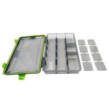 Коробка для рыболовных снастей, водонепроницаемый портативный ящик для хранения, коробка для искусственных приманки