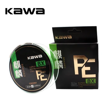 

KAWA Fishing PE Line, 8 braided 150M, Soft and Strong, protofilament Imported from Janpan, High Quality, Free shipping