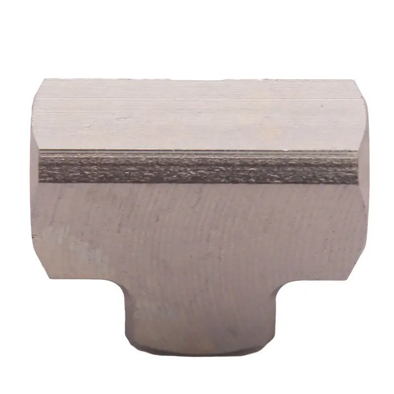 Universal NPT 1/8" Female 3 Way Tee Pipe Mild Steel Fittings Adaptor