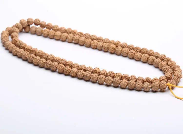 8mm Tibetan Buddhism 108 Small Rudraksha Seeds Prayer Bead Mala