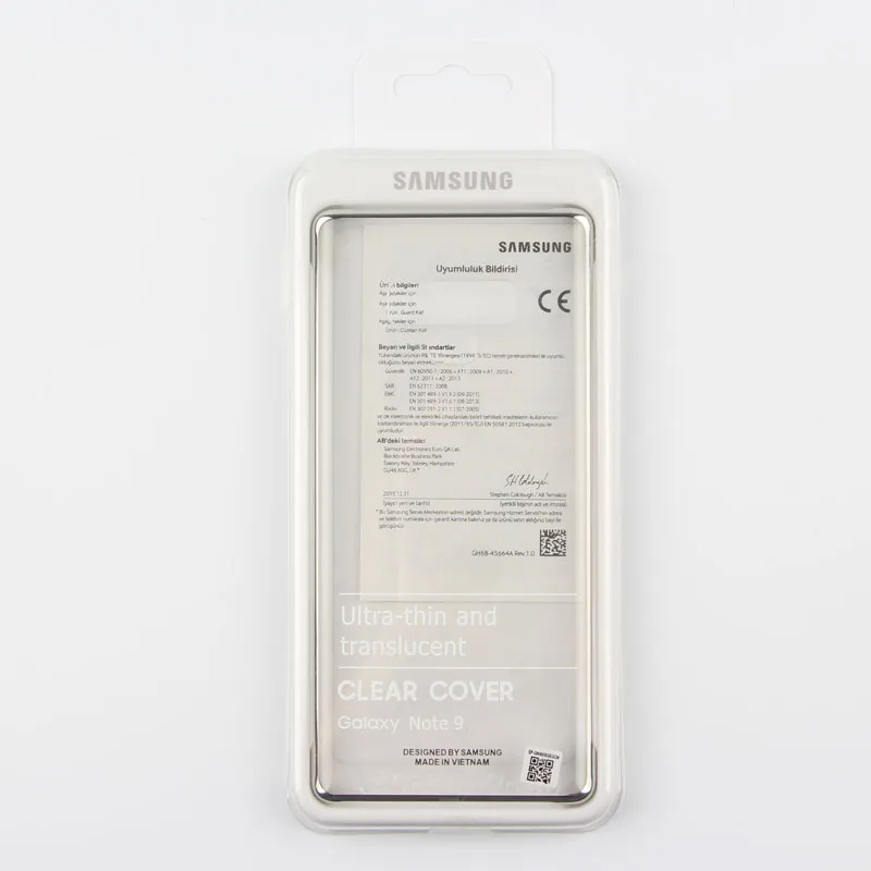 Samsung прозрачный защитный чехол для телефона samsung Note9 NOTE 9 N960F ультра тонкий Задний защитный чехол Stealth TPU